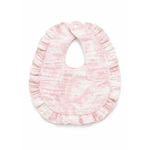 RUFFLE MUSLIN BIB