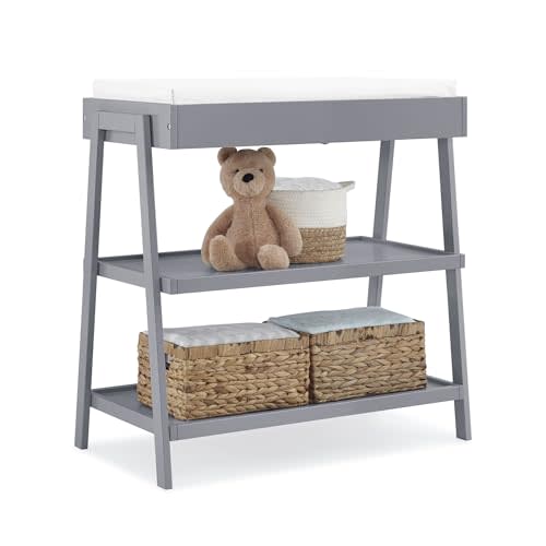 Delta Children Scout Changing Table - Greenguard Gold Certified, Grey