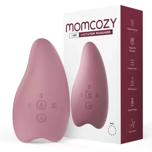 Momcozy Warming Lactation Massager 2-in-1, Soft Breast Massager - TikTok Shop