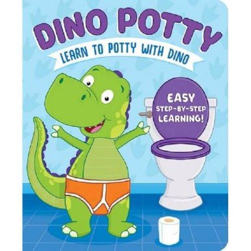 Learn to Potty with Dino - by Sara Conway (Board Book)