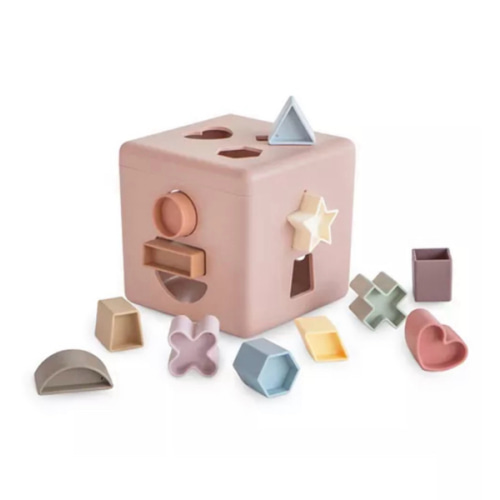 Mushie Shape Sorting Box
