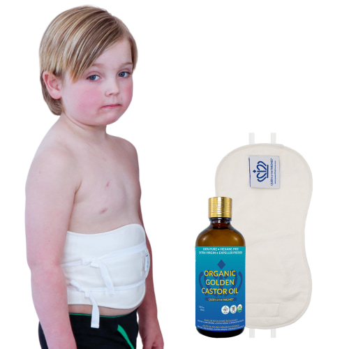 Original Organic Castor Oil Pack for Kids Kit