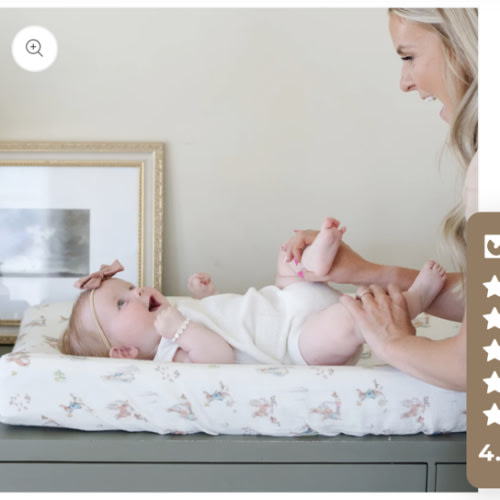 PETER RABBIT™ COTTON MUSLIN CHANGING COVERS - girl