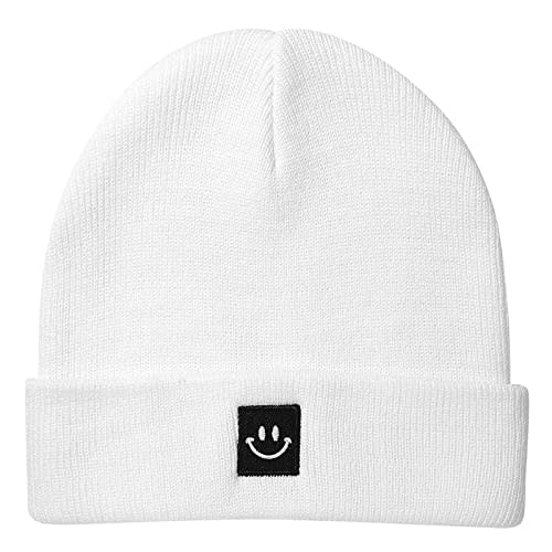 Paladoo Baby Beanie Knit Ski Hat with Cute Face for Girls Boys 0-7 Years