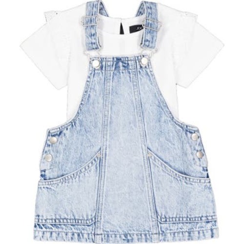 T-Shirt & Denim Skirtall Set