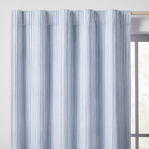 Blackout Window Curtain Panel Blue - Pillowfort™