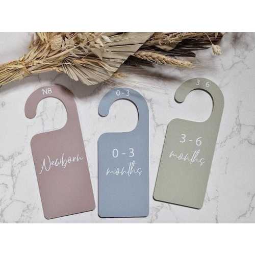 Acrylic Baby Clothes Dividers: Nursery Wardrobe Organization