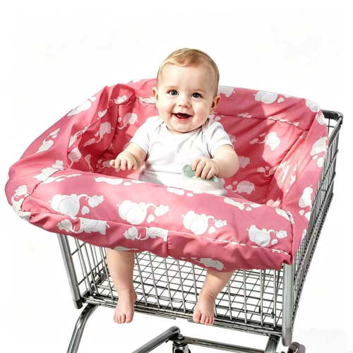 Pozico 2-in-1 Baby Shopping Cart and High Chair Cover, Machine Washable