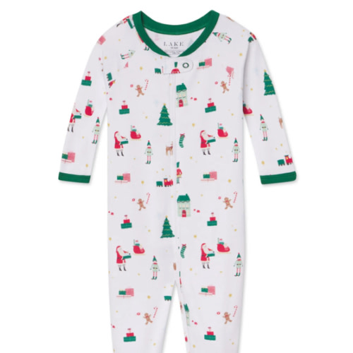 LAKE | Baby | Pima Cotton Pajamas | Hydrangea Baby Sleeper