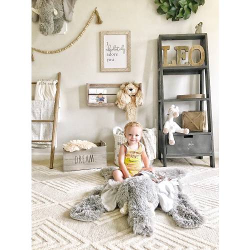 Small Elephant Rug for Nursery | Adorable Nursery Decor by ClaraLoo Creations
