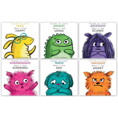 Child's Play Books First Feelings Bilingual Spanish & English 6/Set (CPY9781835320785)