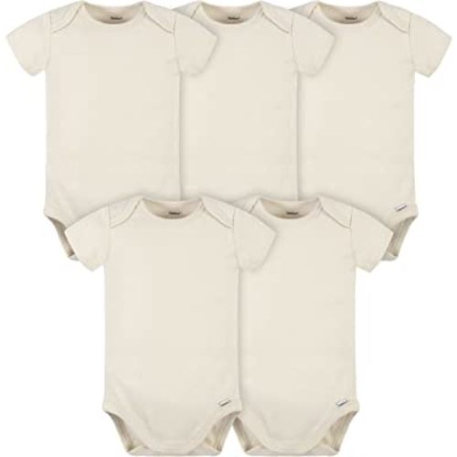 Gerber Baby 5 Pack Onesies Multi-packs Bundle Interlock 180 Gsm