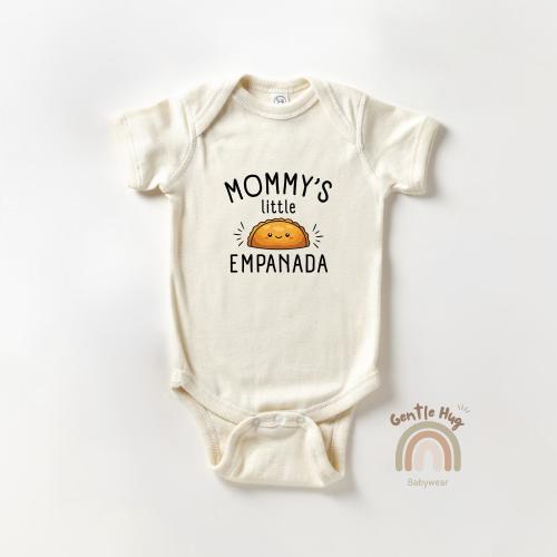 Mommy’s Little Empanada Onesies® Brand, Cute Food Baby Outfit, Funny Spanish Baby Bodysuit, Adorable Baby Shower Gift