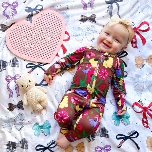 Acoustic Set Surprise Song Swift Tour Infant Bamboo Zipper Romper