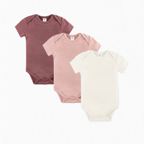 3-Pack Short Sleeve Bodysuit Bundle