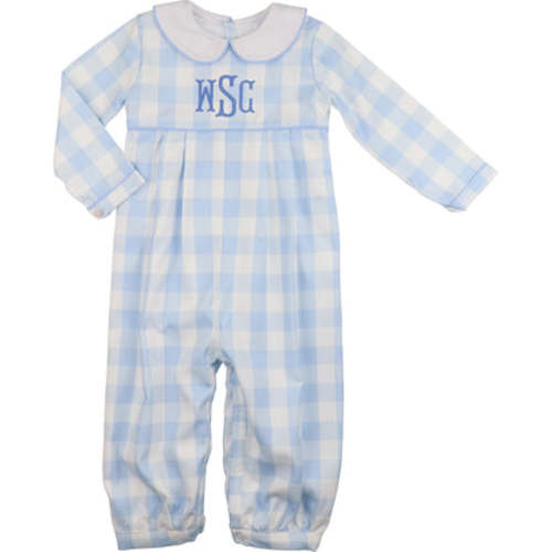 Blue Buffalo Corduroy Check Long Romper – Cecil & Lou