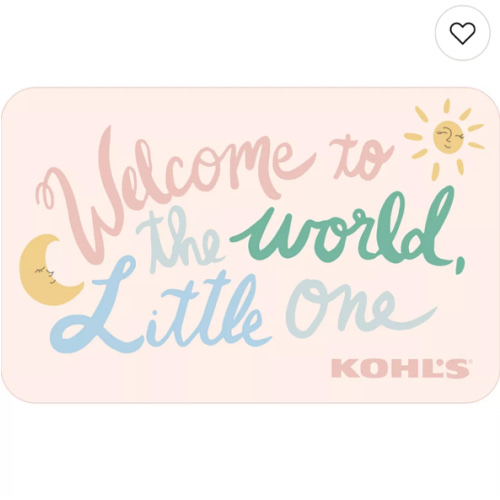 Welcome To The World, Little One Gift Card