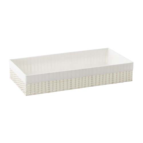 Long Underbed Montauk Bin (White) | The Container Store