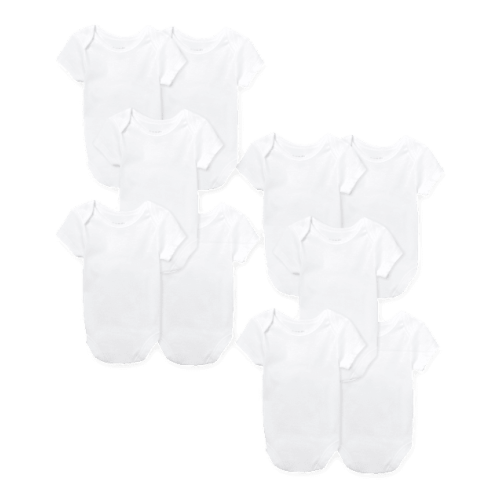 Baby Bodysuit 10-Pack - White