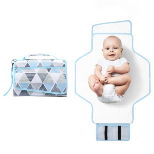 Becko Portable Foldaway Babies’ Diaper Changing ad / Bag, Multifunctional Neutral Eco-friendly Tote Bag, Easy to Clean, with Anti-skid Band & Multiple Pockets