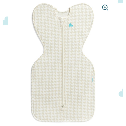 Swaddle Up™ 1.0 TOG Cotton Tan Houndstooth