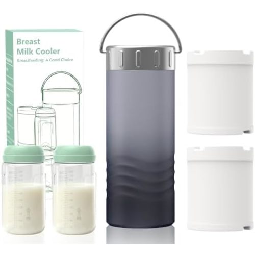 20oz Portable Breastmilk Cooler Bottle for for Work & Travel, 24H Cooling