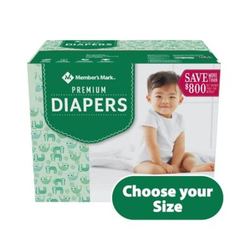 Member's Mark Premium Baby Diapers (Sizes: Newborn-7) - Sam's Club