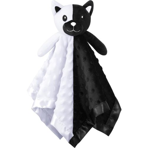 Pro Goleem Cat Loveys for Babies, Soft Security Blanket High Contrast Baby Toys for Newborn Stuffed Animals Baby Gifts for Boys and Girls, 16 Inch