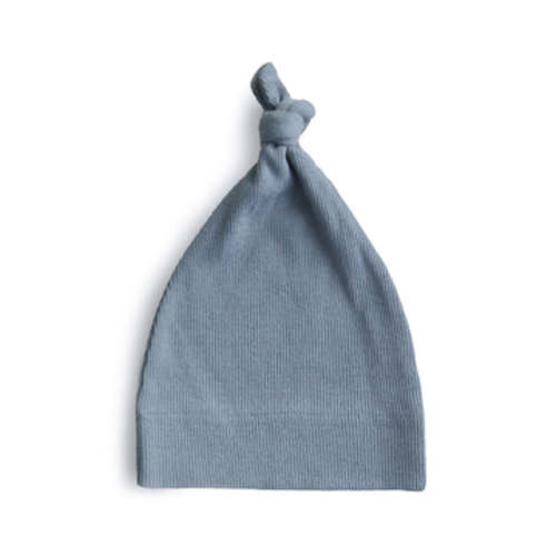 Mushie Organic Cotton Ribbed Baby Beanie