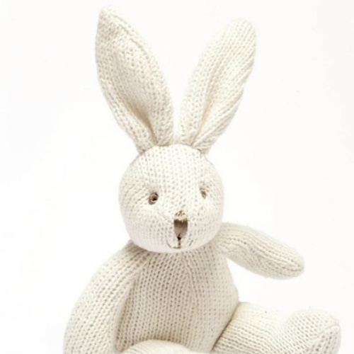 Knitted Bunny Rattle