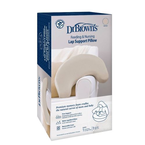 Dr. Brown's Feeding & Nursing Lap Support Pillow - Light Gray