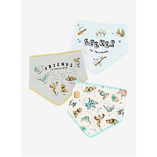 Harry Potter Quidditch & Hogwarts Friends Infant Bandana Bib Set - BoxLunch Exclusive