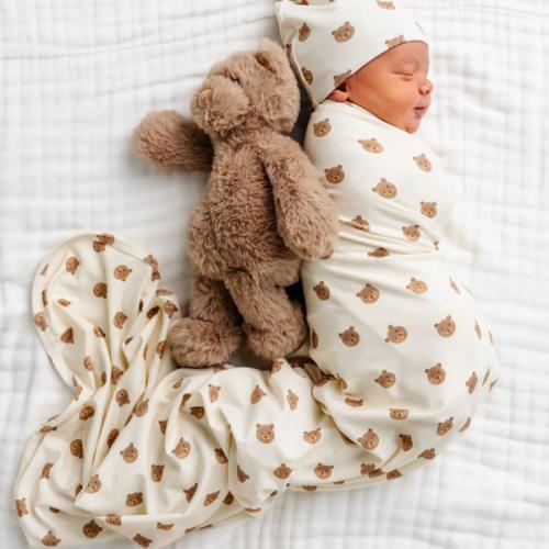 Teddy Swaddle Blanket