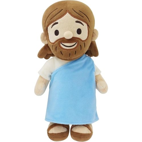 Jesus Plush Doll – Soft Religious Stuffed Animal for Kids – Christian Savior Toy for Easter, Baptism, First Communion, and Sunday School Gifts 12"