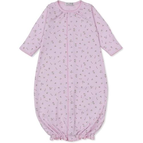 kissy kissy Baby Girls Garden Roses Print Convertible Nightgown, Pink, Small