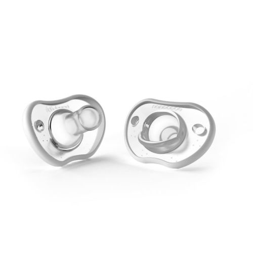 Nanobebe Flexy 0-3M 2-Pack Pacifiers in - White