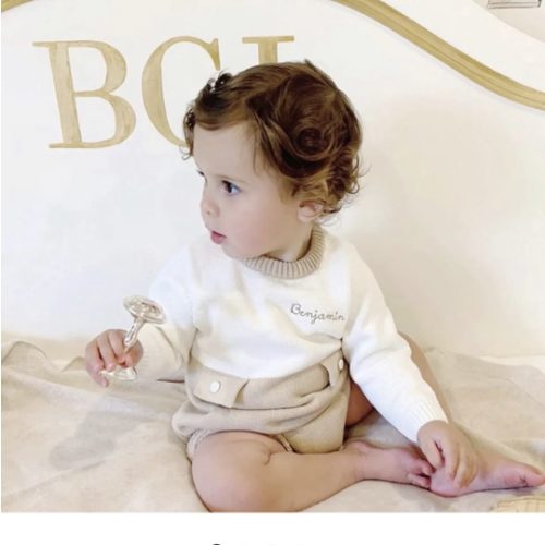 Theodore Tan Baby Romper– Cygnet Living