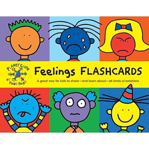 Feelings Flash Cards: A Great Way for Kids to Share and Learn About All Kinds of Emotions (Flash Cards for Infants, Speech Therapy Flash Cards, Emotion Flash Cards)