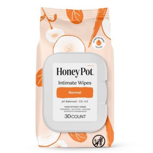 Honey Pot Intimate Wipes - Normal - 30 ct