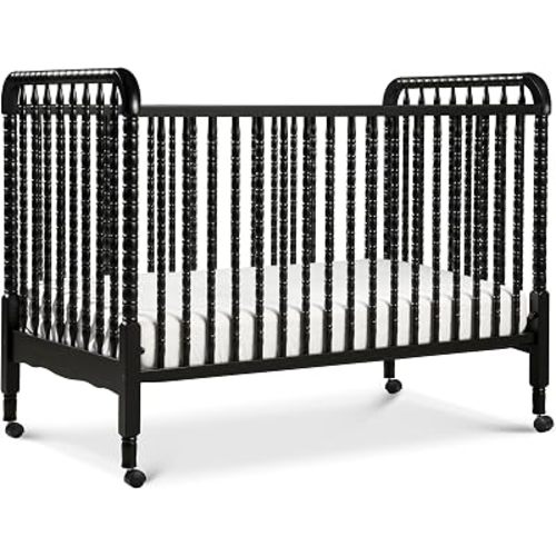 DaVinci Jenny Lind 3-in-1 Convertible Baby Crib, Ebony