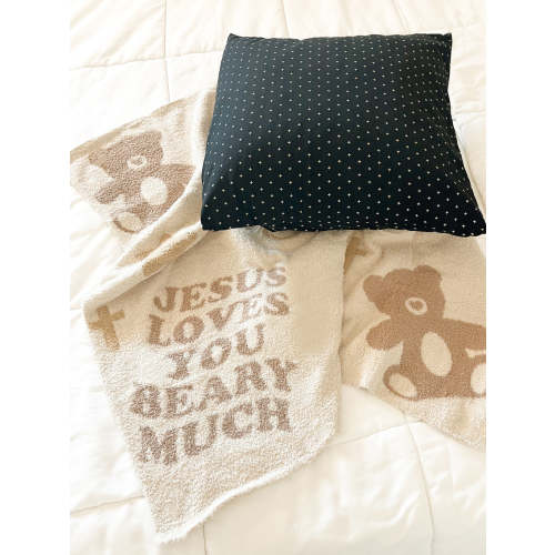 Jesus Loves You Beary Much Plush Blanket – OUR HOUSE ABOVE