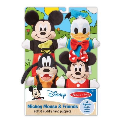 Melissa & Doug Disney Mickey Mouse and Friends 10 inch Soft and Cuddly Hand Puppets