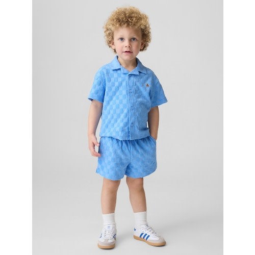 Baby & Toddler Checkered Terry Resort Outfit Set - 3T