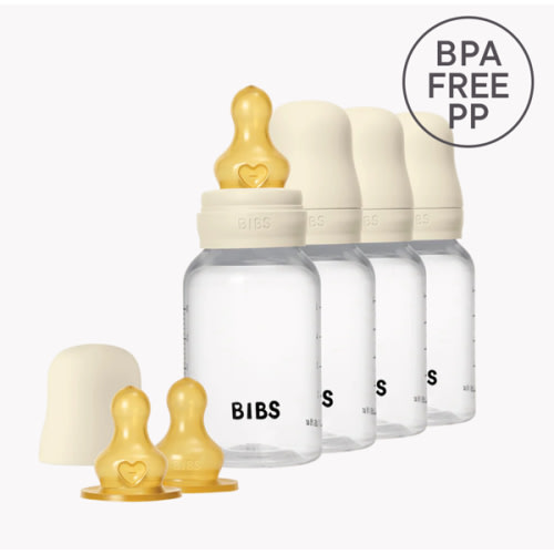 Baby BPA-Free PP Bottle 150 ml 4 Pack Latex -  Ivory