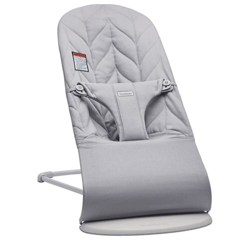 BabyBjörn Bouncer - Petal Quilt in Light gray