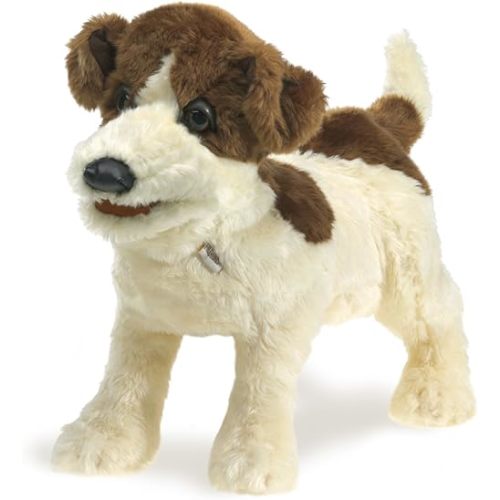 Folkmanis 2848 Jack Russell Terrier Hand Puppet, Smooth Coat
