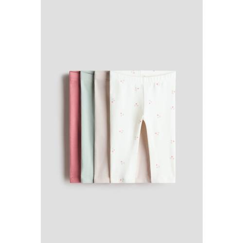 4-PACK COTTON JERSEY LEGGINGS