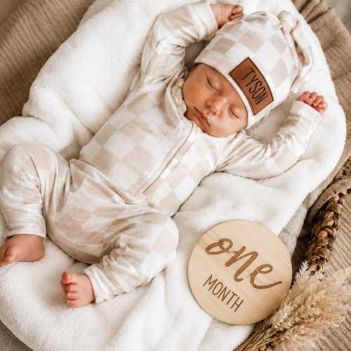 Baby Boy Coming Home Outfit | Personalized Zipper Romper Set | Newborn Going Home Outfit | Baby Shower Gift | Hospital Outfit