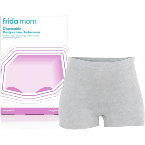 Disposable Postpartum Underwear Super Soft, Stretchy, Breathable, Wicking, Latex-Free, 8 Count