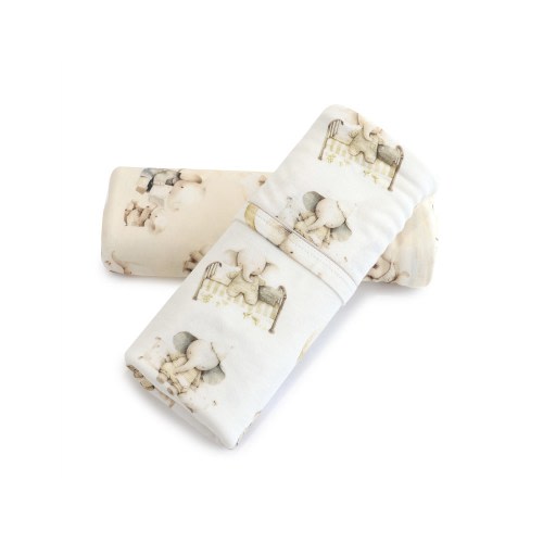 Bubba Blue Elephant Bedtime 2pk Jersey Wraps | David Jones
